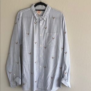 Rare Brooks Brothers Searsucker Pheasant print
